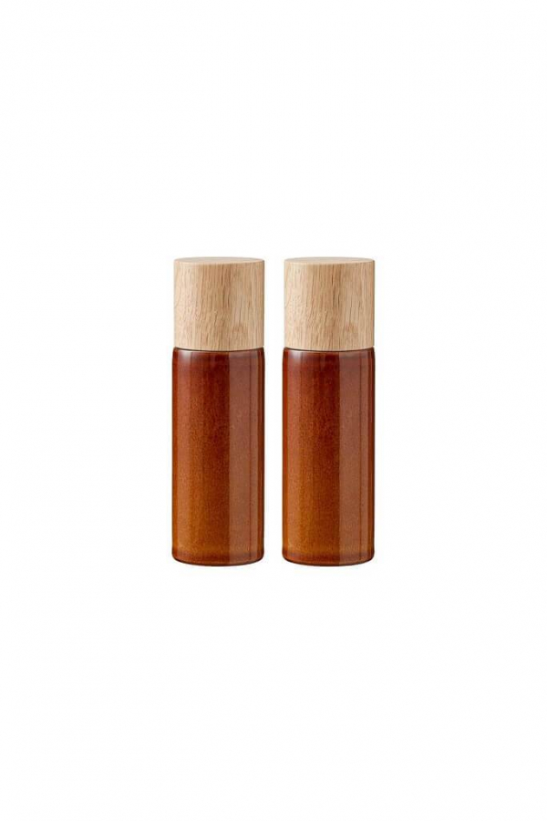 Bitz | Kőedény borostyán só- és borsőrlő | Stoneware salt and pepper mill amber | Solinfo Shop