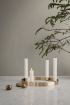 ferm LIVING | Kicsi sárgaréz gyertyatartó | Candle Holder Circle - Brass Small | Home of Solinfo