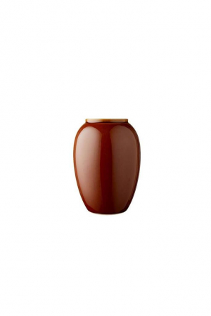 Bitz | Kőedény borostyán váza 20 cm | Stoneware vase amber 20 cm | Solinfo Shop