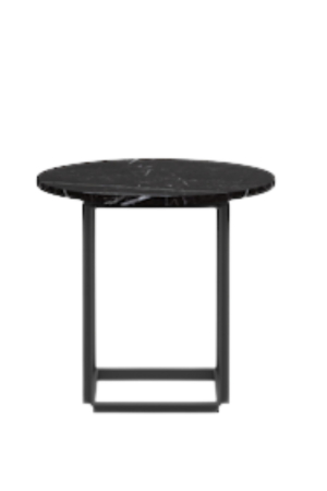 New Works |Florence Black Marquina lerakóasztal Ø50| Florence Side Table Ø50 | Home of Solinfo