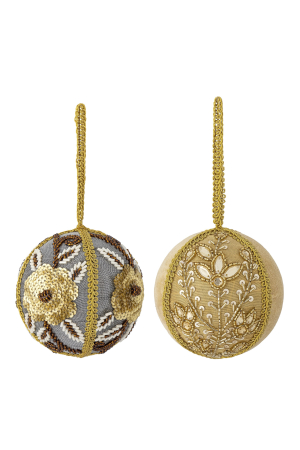 Bloomingville | Jenna Arany Ornament, Polyester | Jenna Ornament, Gold, Polyester | Home of Solinfo