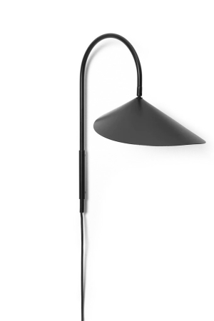 fermLIVING | Arum fekete forgatható fali lámpa | Arum swivel wall lamp black | Home of Solinfo