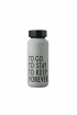 Design Letters | Statement szürke termosz | Thermo bottle Statement grey | Solinfo Shop