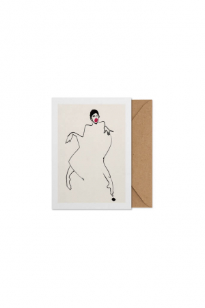 Paper Collective | Dancer 02 képeslap | Dancer 02 art card | Home of Solinfo