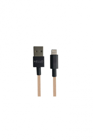 Design Letters | Hello nude lightning kábel | Hello Lightning cable | Home of Solinfo