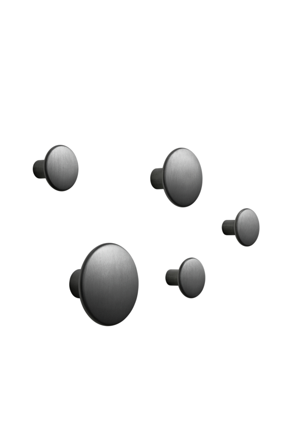Dots Metal akasztó szett, fekete