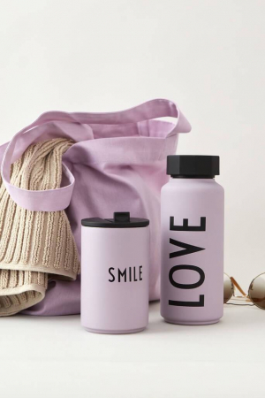 Design Letters | Love levendula termosz | Thermo bottle Love lavender | Solinfo Shop