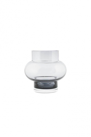 House Doctor | Forms Low szürke váza | Forms Low vase grey | Solinfo Shop