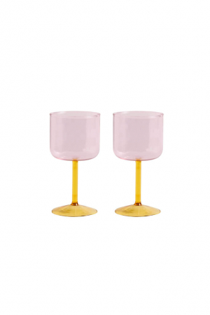 HAY | Tint rózsaszín borospohár szett | Tint pink wine glass | Home of Solinfo