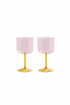 HAY | Tint rózsaszín borospohár szett | Tint pink wine glass | Home of Solinfo