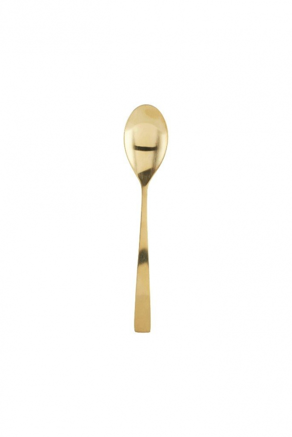 House Doctor Golden kanál szett x12 | Spoon golden x12 | Solinfo Shop