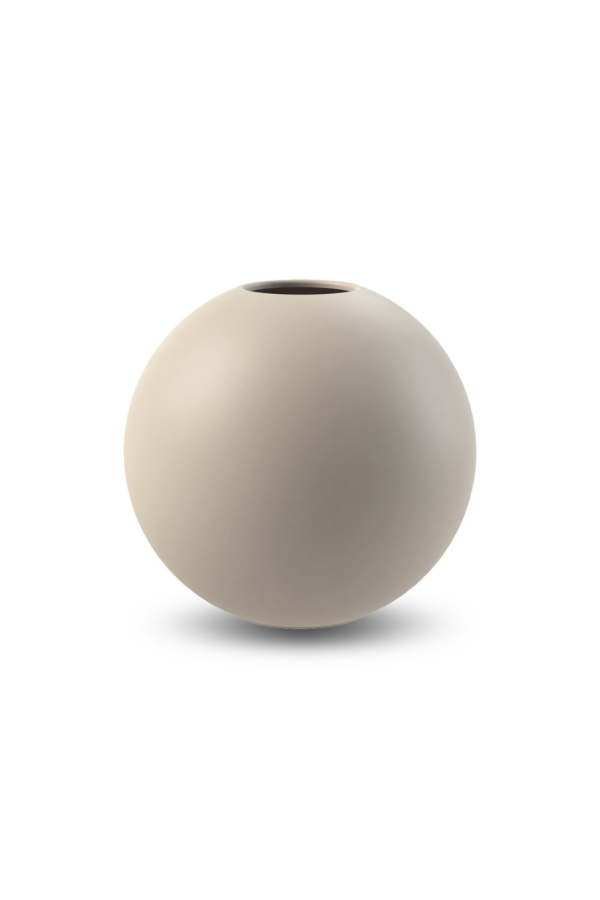 Cooee | Ball nagy homokszínű váza | Ball Sand Vase Large | Home of Solinfo