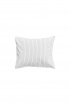byNord | Dagny fehér párnahuzat 60 cm | Dagny pillowcase, snow w. coal 60 cm | Solinfo Shop