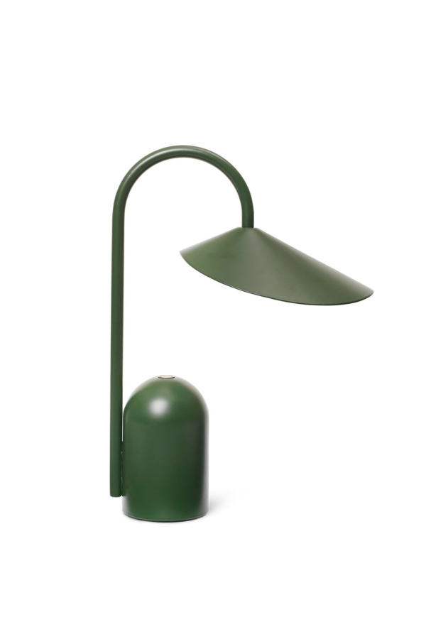 ferm LIVING | Arum fűzöld hordozható lámpa | Arum Portable Lamp Grass Green | Home of Solinfo