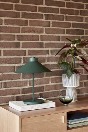 Hübsch | Asztali lámpa, zöld | Table lamp, green | Solinfo Shop