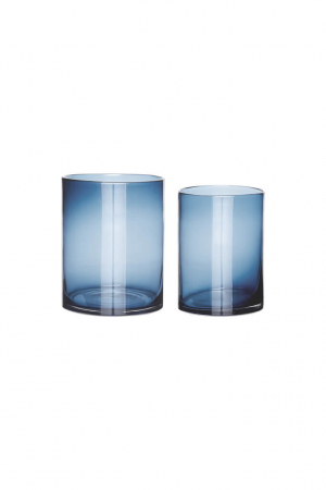 Hübsch | Kék váza szett | Vase set blue | Home of Solinfo