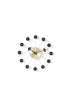 Vitra Ball fekete falióra | Ball Clock, black | Solinfo Shop