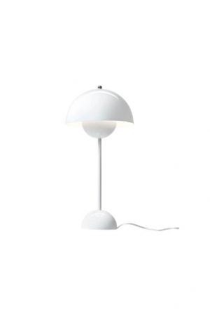 &Tradition | VP3 Flowerpot fehér asztali lámpa | VP3 Flowerpot table lamp, white | Solinfo Shop