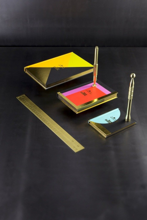 Tom Dixon Tool The Golden Rule, brass, arany vonalzó, sárgaréz