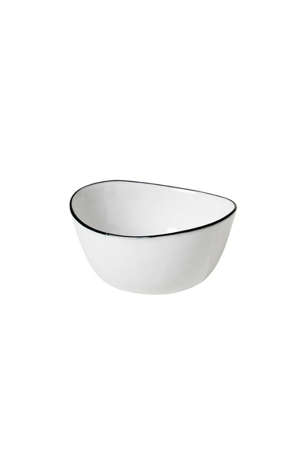 Broste fehér porcelán tál, minimal design white porcelain bowl