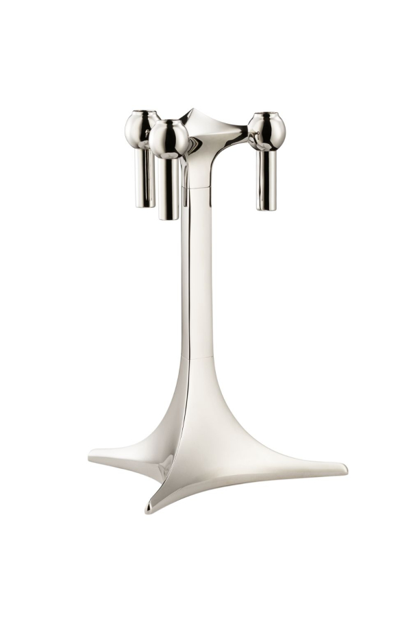 STOFF Nagel | Króm gyertyatartó állvány | Chrome Candle Stand | Home of Solinfo