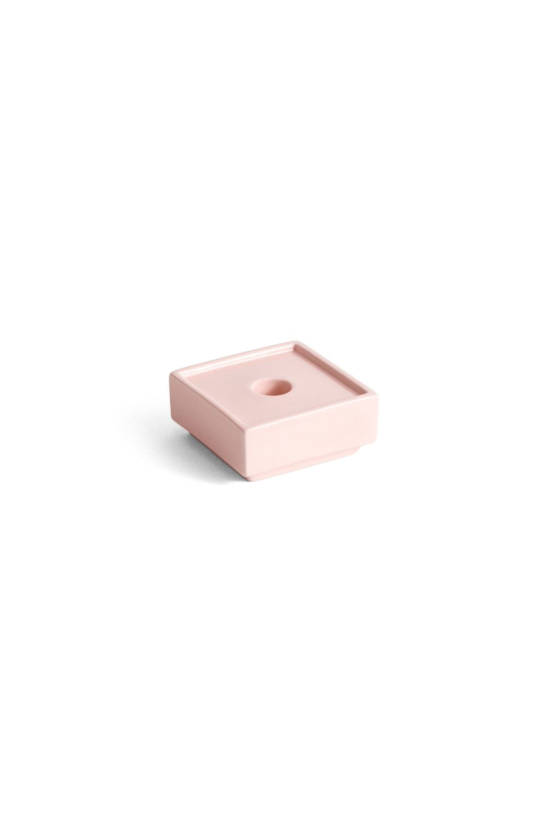 HAY | Mattone halvány rózsaszín gyertyatartó S | Mattone Candleholder Small Light pink | Home of Solinfo 