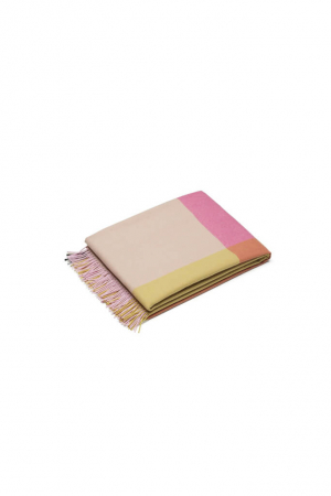 Vitra | Color Block rózsaszín takaró | Color Block Blanket pink | Home of Solinfo