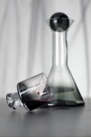 Tom Dixon Tank Low Ball pohár szett, bor dekantáló | Tank wine decanter, Low Ball glasses x2 | Solinfo Shop