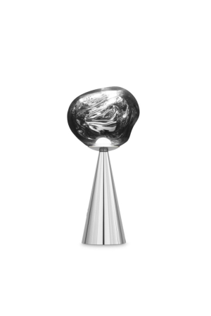 Tom Dixon | Melt ezüst hordozható lámpa | Melt Silver Portable Lamp | Home of Solinfo