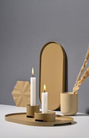 Zone Denmark |Singles khaki ovális tálca | Singles Tray Khaki | Home of Solinfo