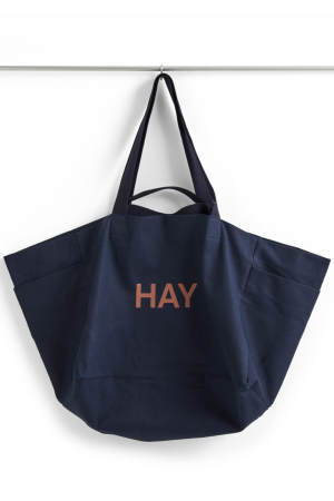 HAY | Weekend Organic éjkék vászontáska | Weekend Bag (Organic)-Midnight blue | Home of Solinfo
