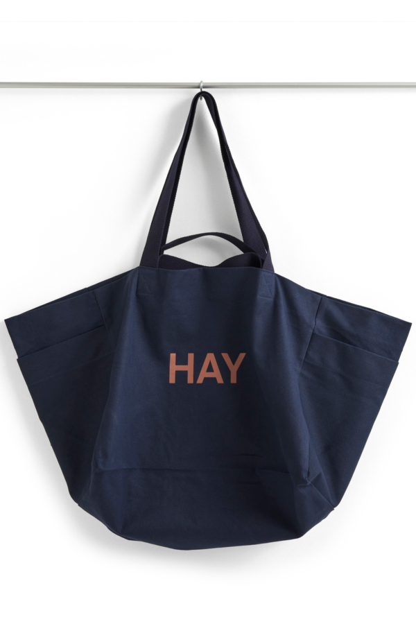 HAY | Weekend Organic éjkék vászontáska | Weekend Bag (Organic)-Midnight blue | Home of Solinfo