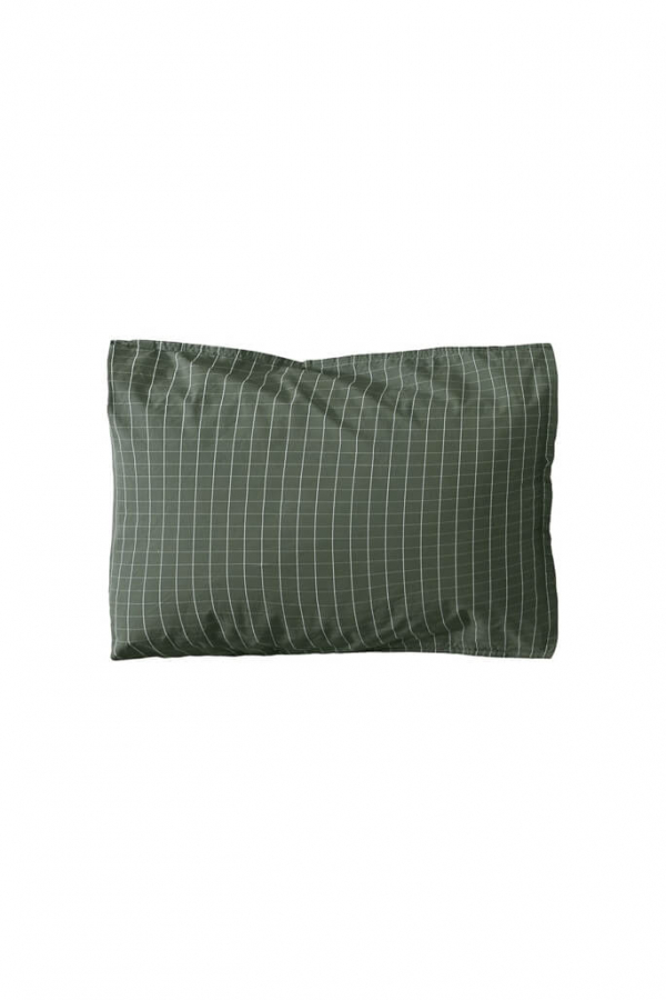 byNord | Erika zöld párnahuzat 70 cm | Erika pillowcase, forest 70 cm | Solinfo Shop