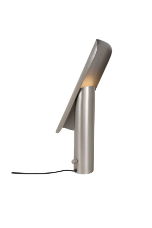 Frame | T-Lamp szálcsiszolt acél asztali lámpa | T-Lamp brushed steel table lamp | Home of Solinfo