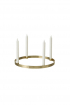 ferm LIVING | Kicsi sárgaréz gyertyatartó | Candle Holder Circle - Brass Small | Home of Solinfo