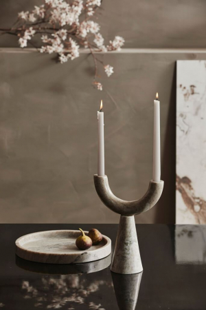 Nordal | Vinga márvány tálca ø20  | Vinga marble dish ø20 | Solinfo Shop