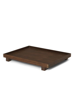 ferm LIVING | Bon füstölt tölgyfa tálca | Bon Smoked Oak Tray Large| Home of Solinfo