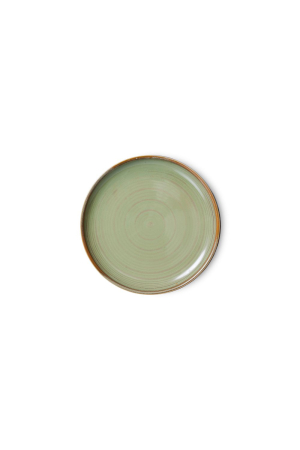 HKliving | Chef Ceramics mohazöld tányér | Chef Ceramics Side Plate Moss Green | Home of Solinfo