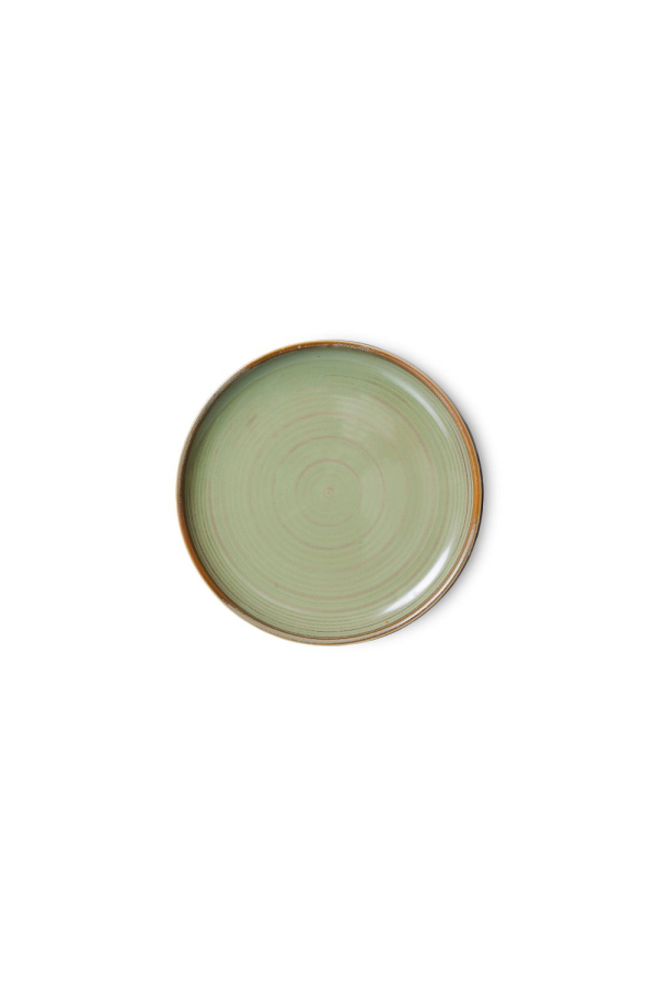HKliving | Chef Ceramics mohazöld tányér | Chef Ceramics Side Plate Moss Green | Home of Solinfo