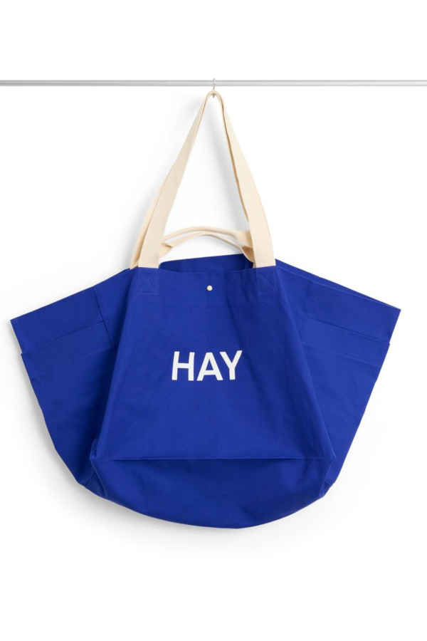 HAY | Weekend Organic kék L vászontáska | Weekend Bag (Organic)-Large-Electric blue | Home of Solinfo