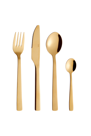 Aida | RAW aranyszínű étkészlet | RAW - cutlery set gold 24 pcs | Home of Solinfo