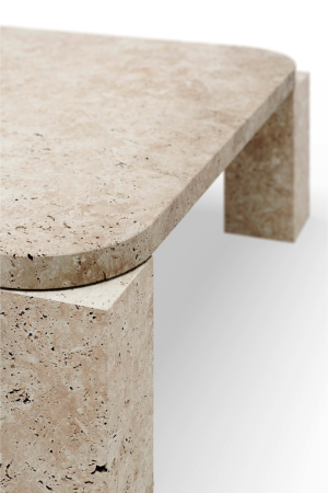 New works | Atlas travertin dohányzóasztal 82x82 | Atlas Coffee Table 82x82 | Home of Solinfo