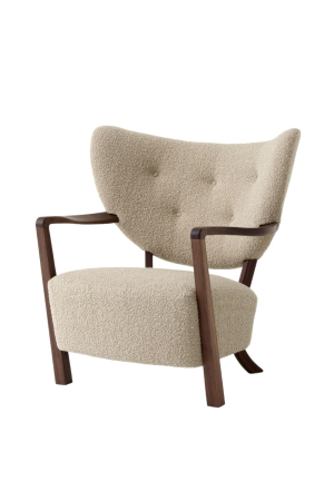 &Tradition | Wulff ATD2 dió lounge fotel | Wulff ATD2 walnut lounge chair | Home of Solinfo