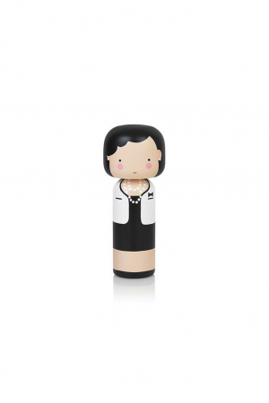 Lucie Kaas Coco Chanel kokeshi baba | Coco Chanel kokeshi doll | Solinfo Shop