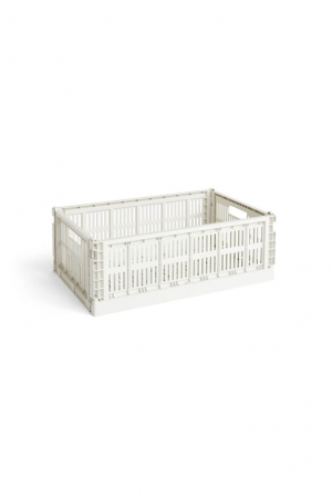 HAY | Összecsukható törtfehér rekesz L | Colour crate L off white | Home of Solinfo