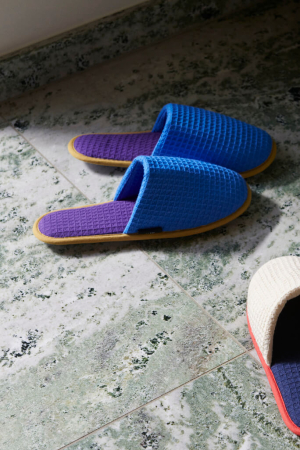 Waffle papucs | Waffle slippers blue multi | HAY | Home of Solinfo