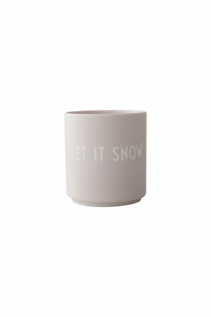 Design Letters Let it snow bögre | Let it snow cup | Home of Solinfo