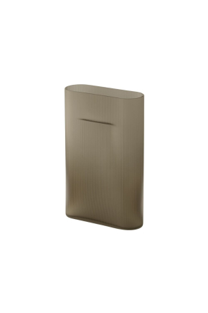 Muuto  | Ridge taupe üveg váza 35 | Ridge Vase Taupe Frosted Glass 35 | Home of Solinfo