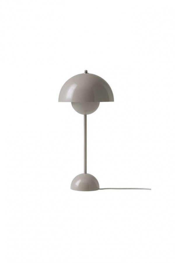 &Tradition | VP3 Flowerpot bézs szürke asztali lámpa | VP3 Flowerpot table lamp, grey beige | Solinfo Shop