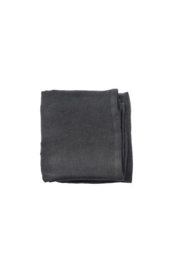 Aida | RAW len sötétszürke szalvéta szett | RAW linen napkins dark grey | Home of Solinfo